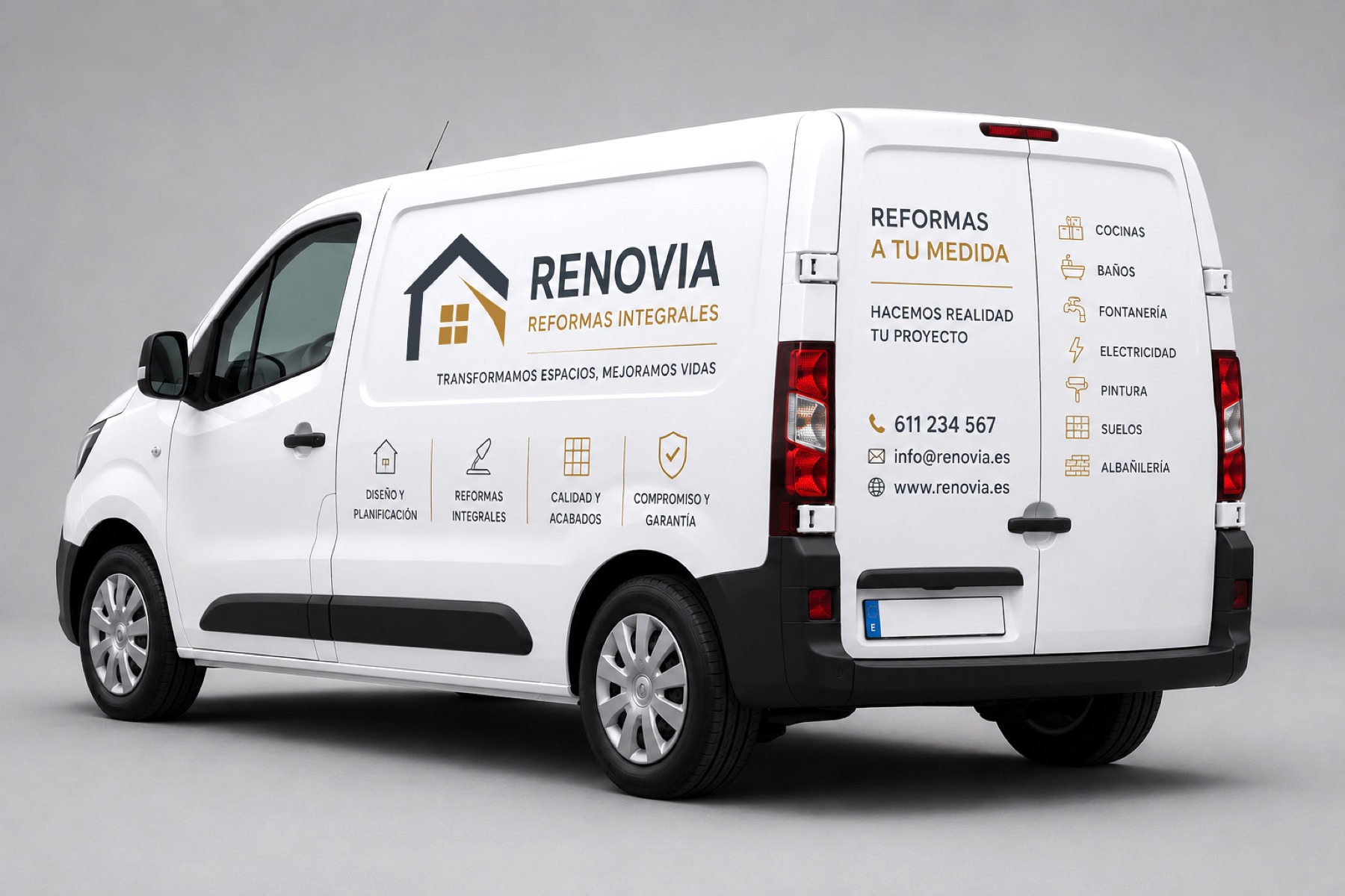 Rotulación integral de vehículo comercial